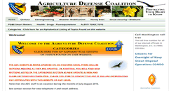 Desktop Screenshot of agriculturedefensecoalition.org